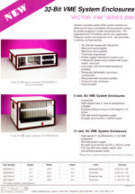 Vector VME System Enclosures