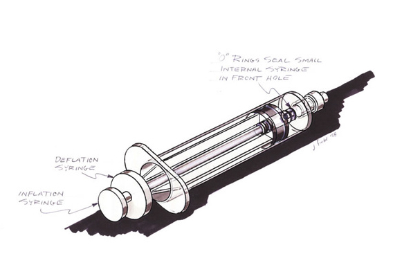 Product Development Concepts, Medical Percusurge Deflation Syringe